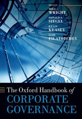 Cover for The Oxford Handbook of Corporate Governance
            
                Oxford Handbooks in Business and Management