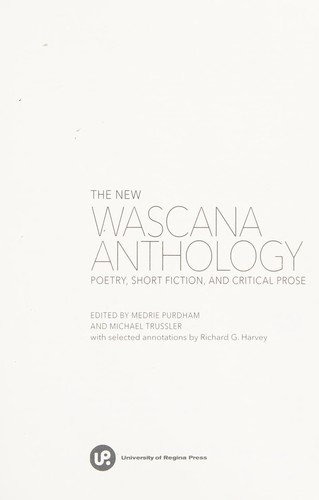Cover for The new Wascana anthology