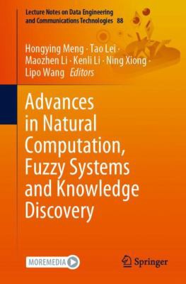 Cover for Advances in Natural Computation, Fuzzy Systems and Knowledge Discovery