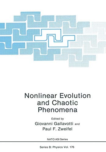 Cover for Nonlinear Evolution and Chaotic Phenomena