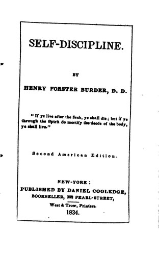 Cover for Self-discipline