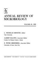 Cover for Annual review of microbiology.