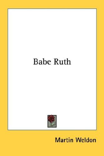 Cover for Babe Ruth