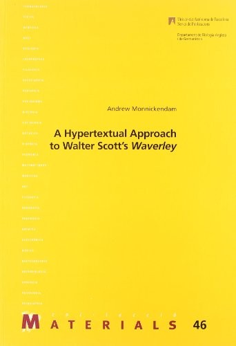 Cover for A hypertextual approach to Walter Scott