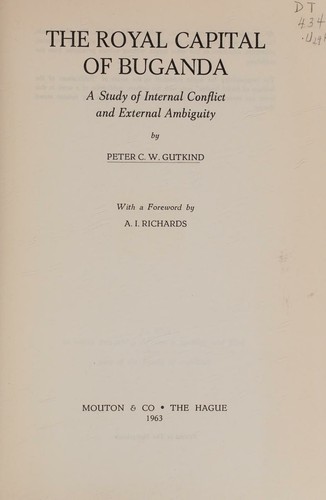 Cover for The royal capital of Buganda