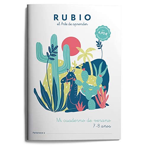 Cover for Mi cuaderno de verano RUBIO. 7-8 años