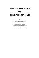 Cover for The languages of Joseph Conrad
