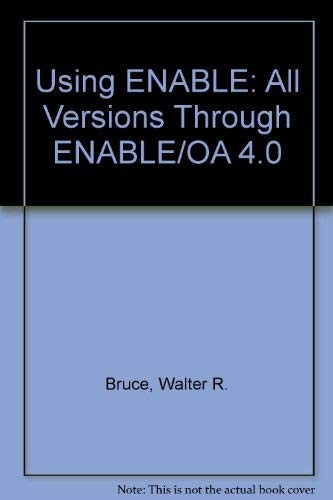 Cover for Que's using Enable