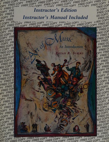 Cover for Inst ructor's manual to accompany The art of music