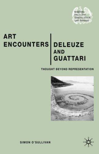 Cover for Art encounters Deleuze and Guattari