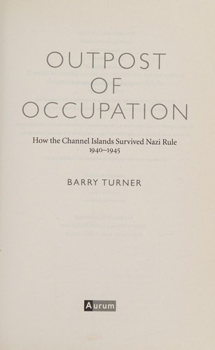 Cover for Outpost of occupation