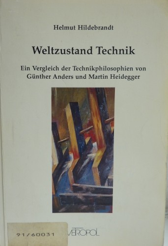 Cover for Weltzustand Technik