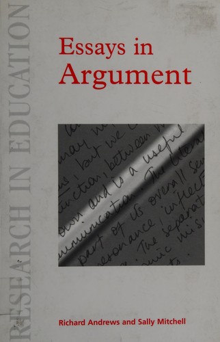 Cover for Essays in Argument (Research in Education)