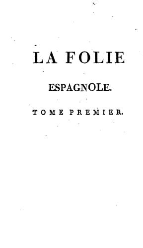 Cover for La folie espagnole