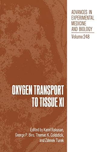 Cover for Oxygen Transport to Tissue XI
