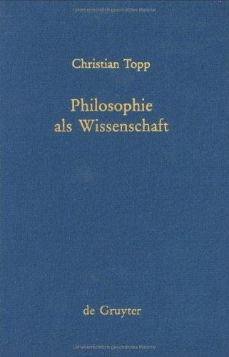 Cover for Philosophie als Wissenschaft