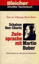 Cover for Zwiesprache mit Martin Buber