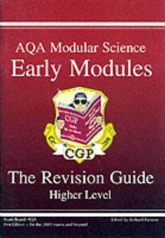 Cover for GCSE AQA Modular Science (Higher Level Revision Guide)