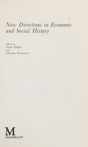 Cover for New directions in economic and social history