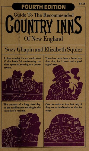 Cover for Guide to the recommended country inns of New England