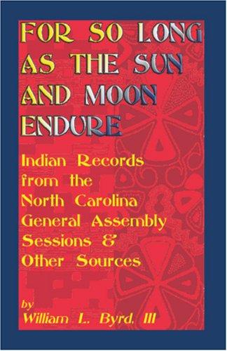 Cover for For So Long As the Sun and Moon Endure