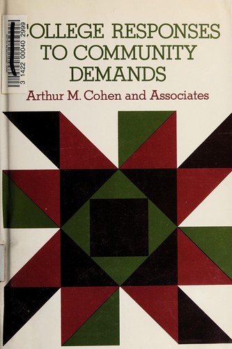 Cover for College Response to Community Demands