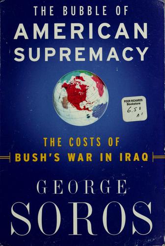 Cover for The  bubble of American supremacy