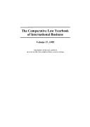 Cover for Comparative Law Yearbook of International Business