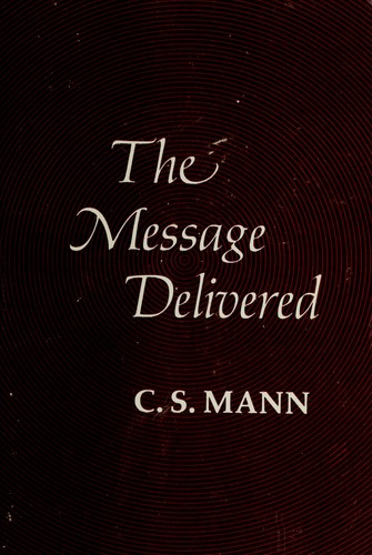 Cover for The message delivered