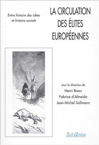 Cover for La circulation des élites européennes