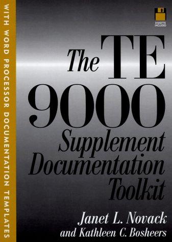 Cover for The TE 9000 supplement documentation toolkit