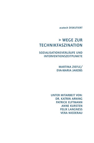 Cover for Wege zur Technikfaszination