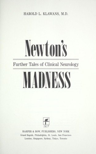 Cover for Newton's madness