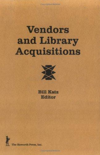 Cover for Vendors and library acquisitions