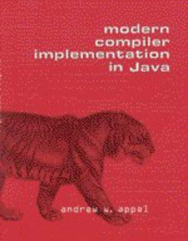 Cover for Modern compiler implementation in Java