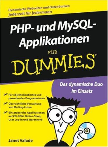 Cover for Applikationen Mit PHP Und MySQL Für Dummies