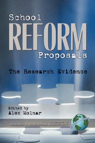 Cover for School Reform Proposals