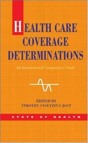 Cover for Health Care Coverage Determinations (State of Health Series)
