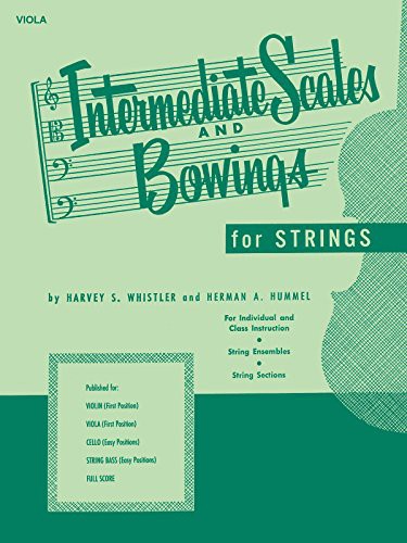 Cover for Intermediate Scales And Bowings - Viola