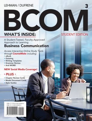 Cover for Bcom3 Student Edition