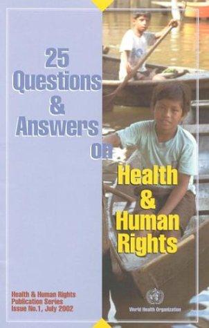 Cover for 25 Questions and Answers on Health and Human Rights (Health & Human Rights Publication)
