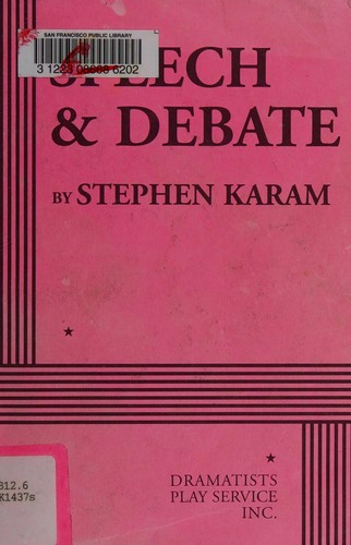 Cover for Speech & debate