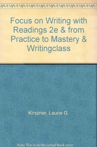 Cover for Focus on Writing with Readings 2e & From Practice to Mastery & WritingClass