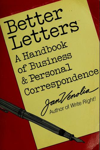 Cover for Better letters