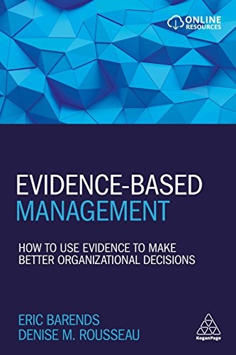 Cover for Evidence-Based Management