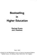 Cover for Bookselling in higher education