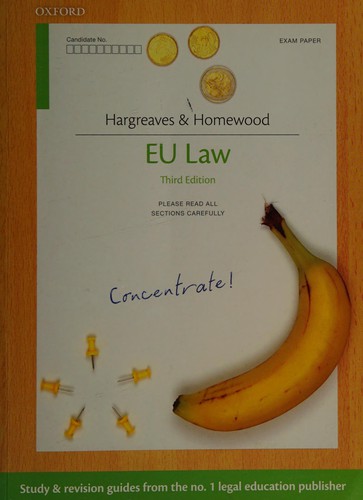 Cover for EU Law Concentrate