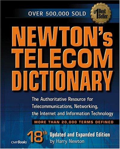 Cover for Newton's Telecom Dictionary