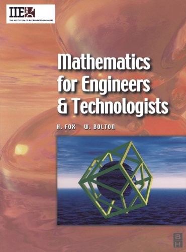 Cover for Mathematics for Engineers and Technologists (IIE Core Textbooks Series)