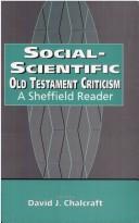 Cover for Social Scientific Old Testament Criticism